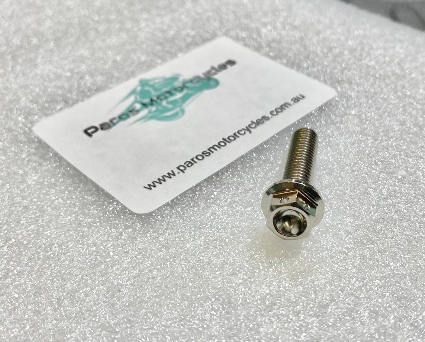 M6x30MM RACE DRILLED SMALL HEAD FLANGED HEX BOLT