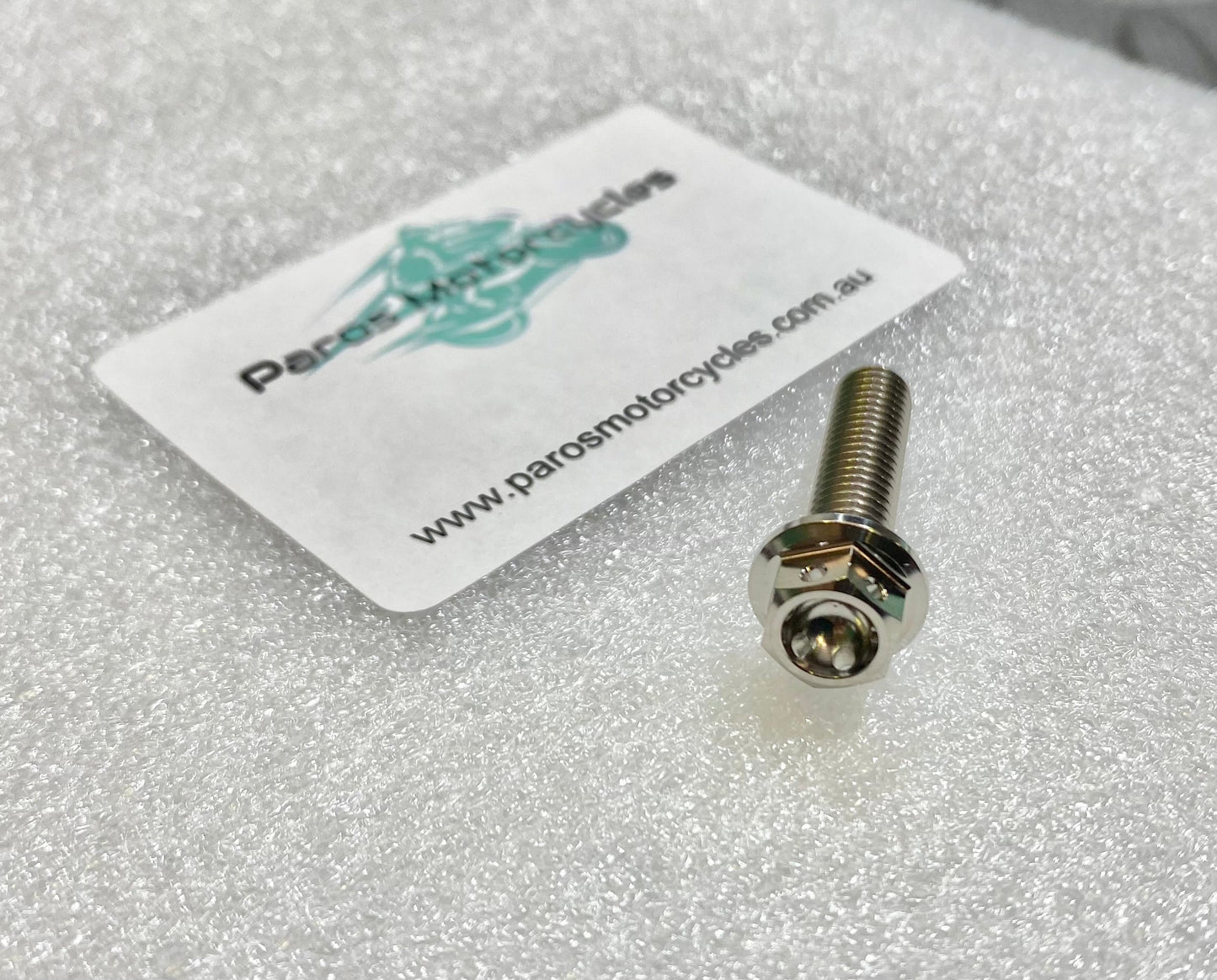M6x20MM RACE DRILLED SMALL HEAD FLANGED HEX BOLT