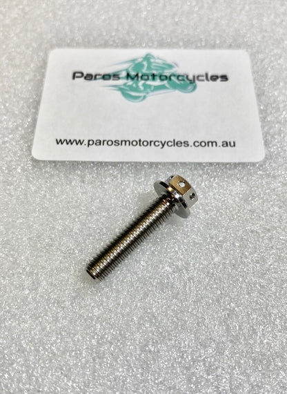 M6x16MM RACE DRILLED SMALL HEAD FLANGED HEX BOLT